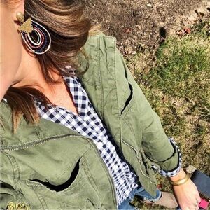 Stella & Dot Novak Statement Chandelier Earrings